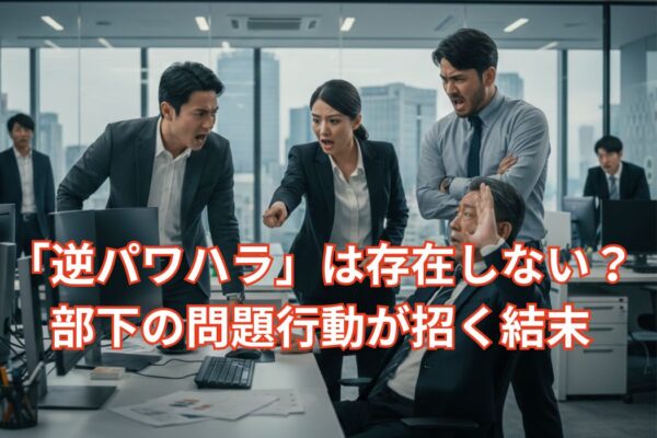 「逆パワハラ」は存在しない？　部下の問題行動が招く結末